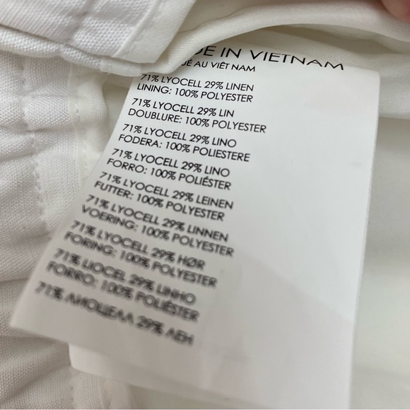 Club Monaco cropped wide leg pant size 8 - Picture 4 of 5